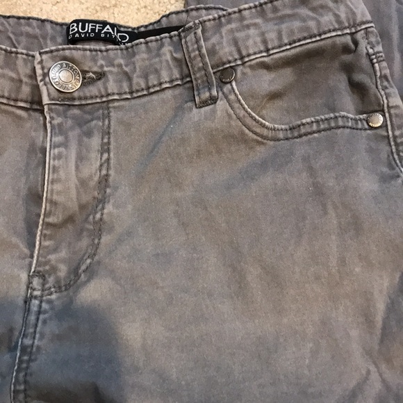 Grey mid-rise stretch skinny ankle grazer Jeans - Picture 2 of 4